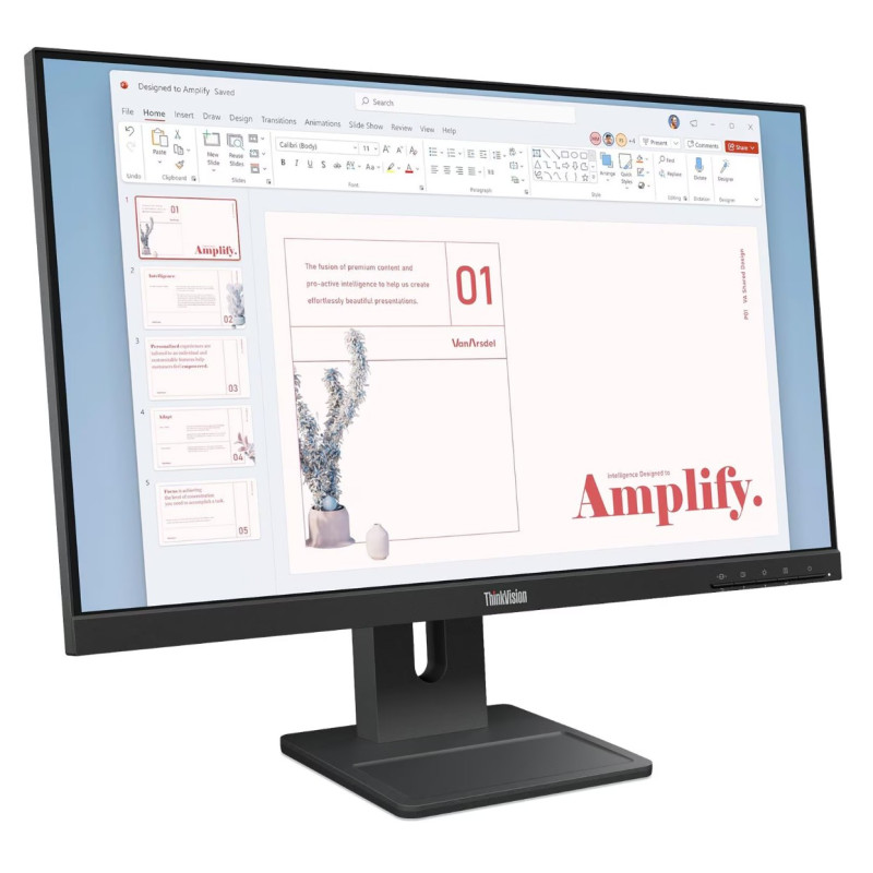 Lenovo ThinkVision/E24-40/23,8''/IPS/FHD/100Hz/6ms/Čierna/3R