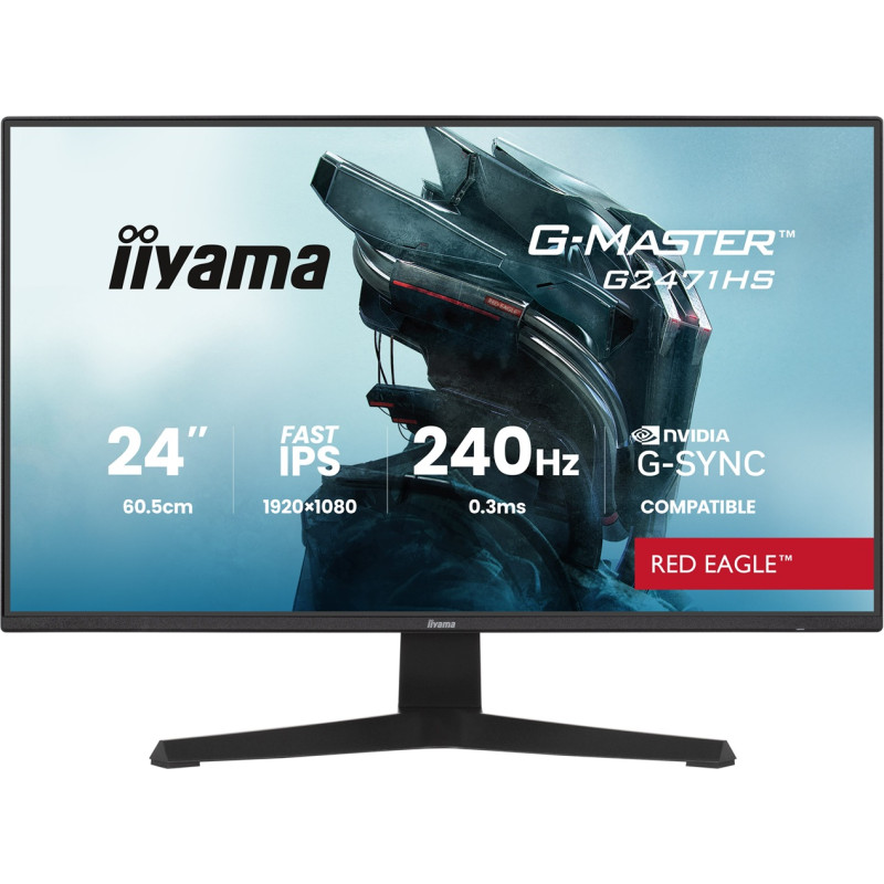 iiyama G-Master/G2471HS-B1/23,8''/IPS/FHD/240Hz/0,3ms/Čierna/3R