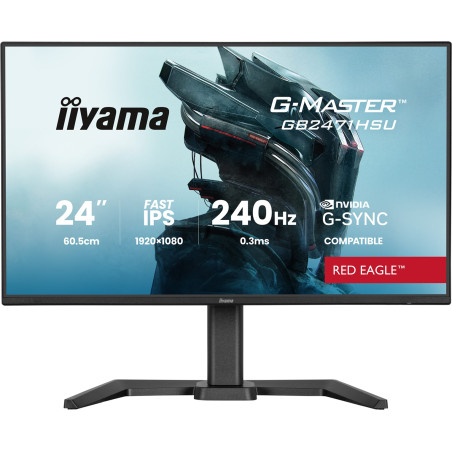 iiyama G-Master/GB2471HSU-B1/23,8''/IPS/FHD/240Hz/0,3ms/Čierna/3R