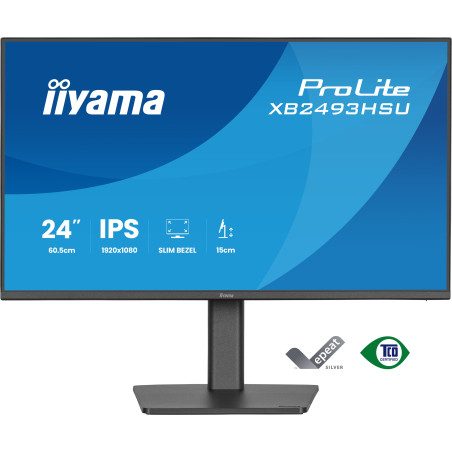 iiyama ProLite/XB2493HSU-B1/23,8''/IPS/FHD/120Hz/1ms/Čierna/3R