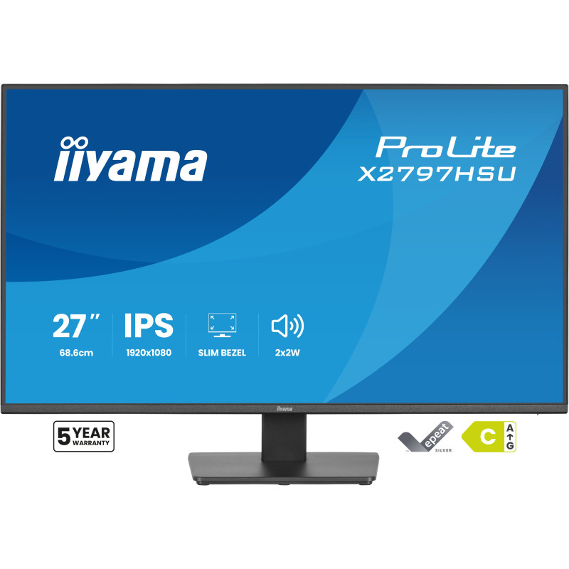 iiyama ProLite/X2797HSU-B1/27''/IPS/FHD/120Hz/4ms/Čierna/5R