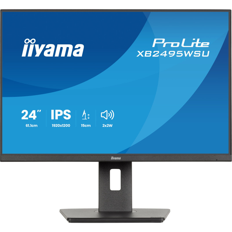 iiyama ProLite/XB2495WSU-B1/24,1''/IPS/1900x1200/100Hz/4ms/Čierna/3R