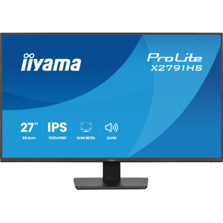 iiyama ProLite/X2791HS-B1/27''/IPS/FHD/120Hz/1ms/Čierna/3R