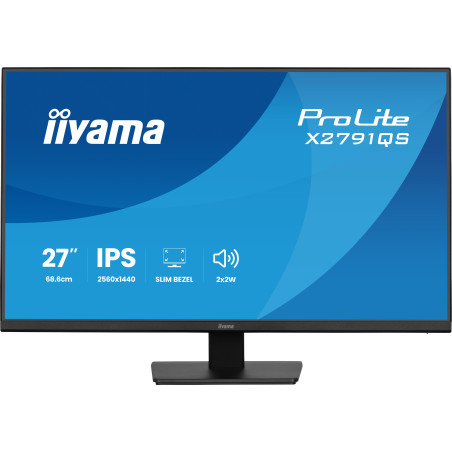 27'' iiyama X2791QS-B1: IPS, QHD, HDMI, DP