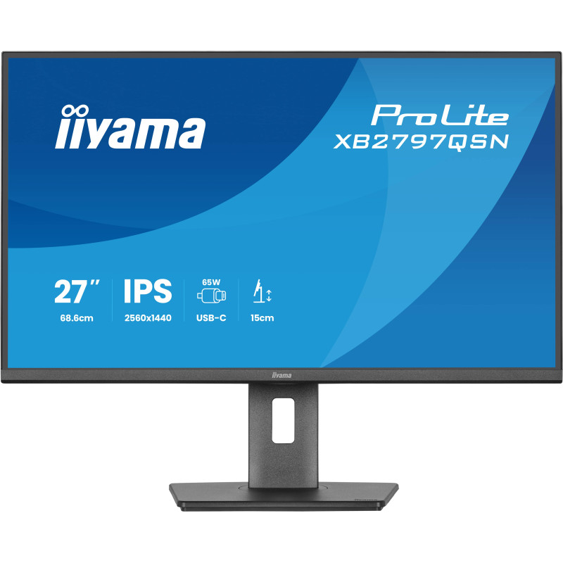 iiyama ProLite/XB2797QSN-B1/27''/IPS/QHD/75Hz/1ms/Čierna/5R