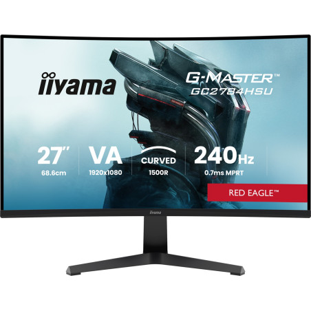 iiyama G-Master/GC2784HSU-B1/27''/VA/FHD/240Hz/0,7ms/Čierna/3R
