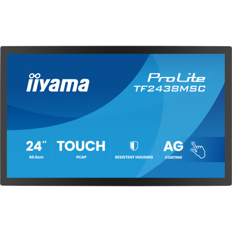 24'' iiyama TF2438MSC-B2: PCAP, IPS, FHD, HDMI, DP