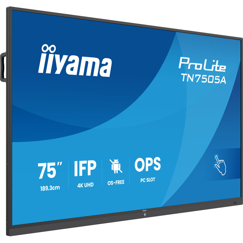75'' iiyama TN7505A-B1AG: IPS, 4K, no Android