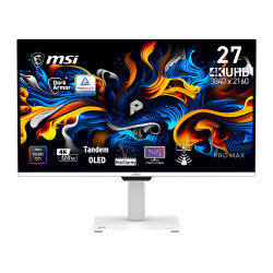 MSI Pro/MAX 271UPXW12G/26,5''/QD-OLED/4K UHD/120Hz/0,03ms/Biela/3R