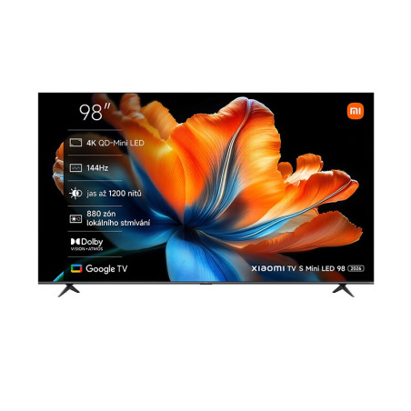 Xiaomi/TV S Mini LED 98 2026/98''/4K UHD/Sivá