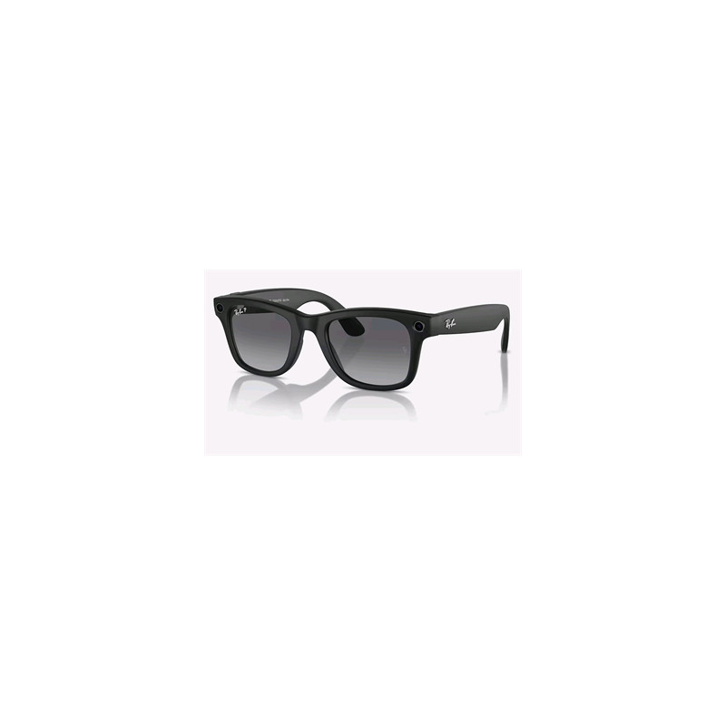 Meta Ray-Ban Wayfarer, AI okuliare, Matte Black, Polarized Gradient Graphite Large size