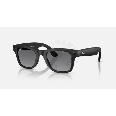 Meta Ray-Ban Gen2 Wayfarer, Matte Black, Grey Polarized Gradient