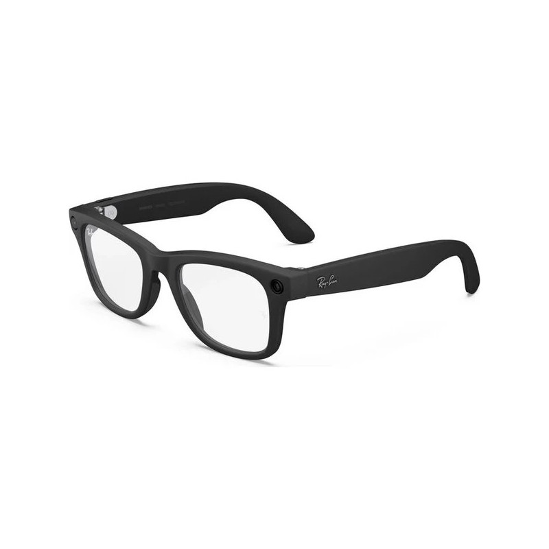 Meta Ray-Ban Gen2 Wayfarer, Matte Black, Clear/Grey Transitions (Large)