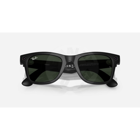 Meta Ray-Ban Gen1 Wayfarer - Matte Black/Clear to Graphite Green Transitions