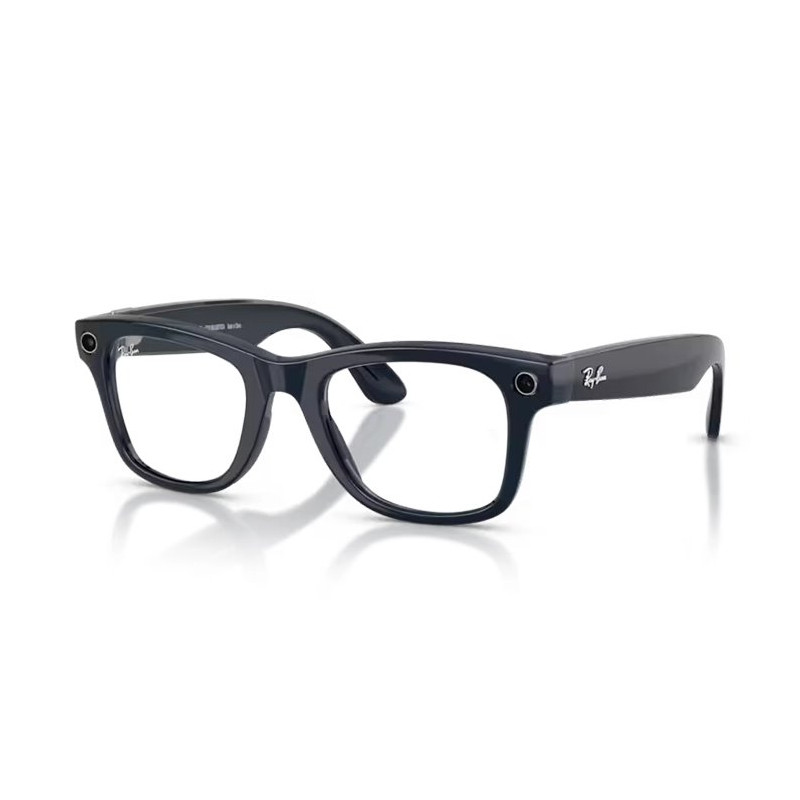 Meta Ray-Ban Gen2 Wayfarer, Shiny cosmic blue, Clear/Sapphire transitions