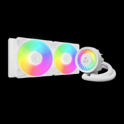 ARCTIC Liquid Freezer III Pro 280 A-RGB (White) - Multikompatibilný all-in-one vodný chladič CPU s A