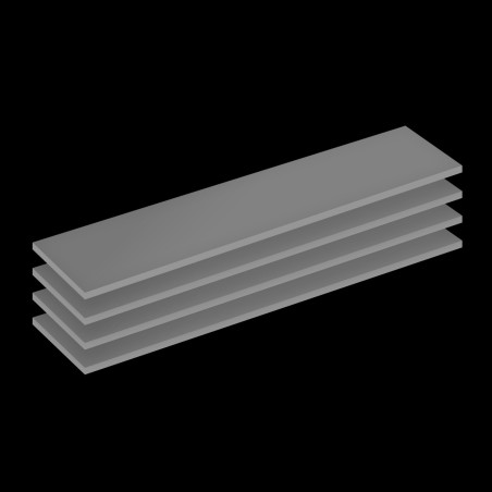 ARCTIC Thermal pad TP-4 (120x20mm, 1.0mm - 4 Pack) - prémiová teplovodivá podložka pod chladič balený