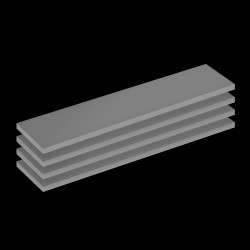 ARCTIC Thermal pad TP-4 (120x20mm, 1.5mm - 4 Pack) - prémiová teplovodivá podložka pod chladič balený