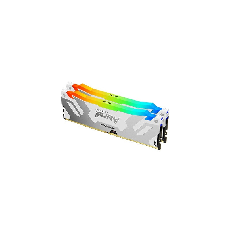 Kingston FURY Renegade/DDR5/32GB/7200MHz/CL38/2x16GB/RGB/White