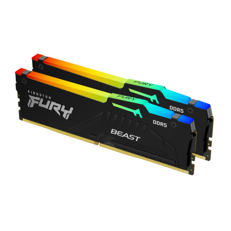 Kingston FURY Beast EXPO/DDR5/64GB/5600MHz/CL40/2x32GB/RGB/Black