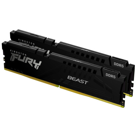 Kingston FURY Beast EXPO/DDR5/64GB/5200MHz/CL40/2x32GB/Black