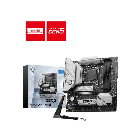 MSI B760M PROJECT ZERO/LGA 1700/mATX
