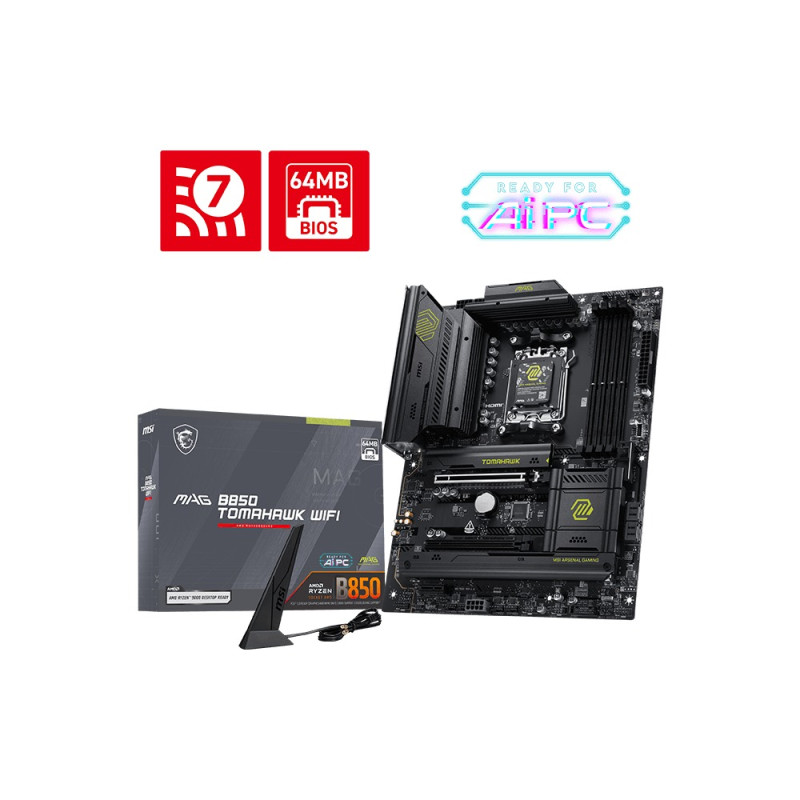 MSI MAG B850 TOMAHAWK WIFI/AM5/ATX