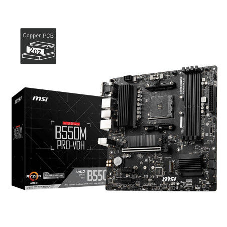 MSI B550M PRO-VDH/AM4/mATX