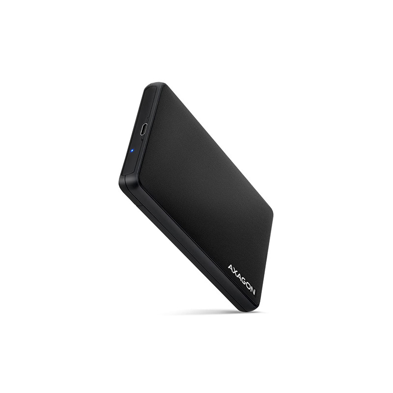 AXAGON EE25-SLC, USB-C 3.2 Gen 1 - SATA 6G 2.5'' SLIDE box, bezskrutkový, čierny