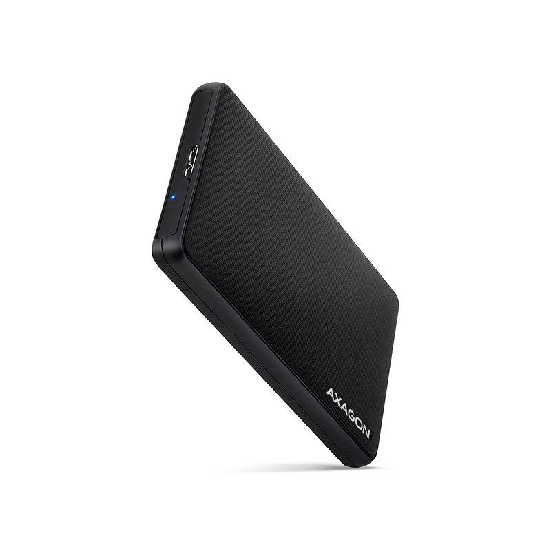 AXAGON EE25-SL, USB 3.2 Gen 1 - SATA 6G, 2.5'' SLIDE box, bezskrutkový, čierny