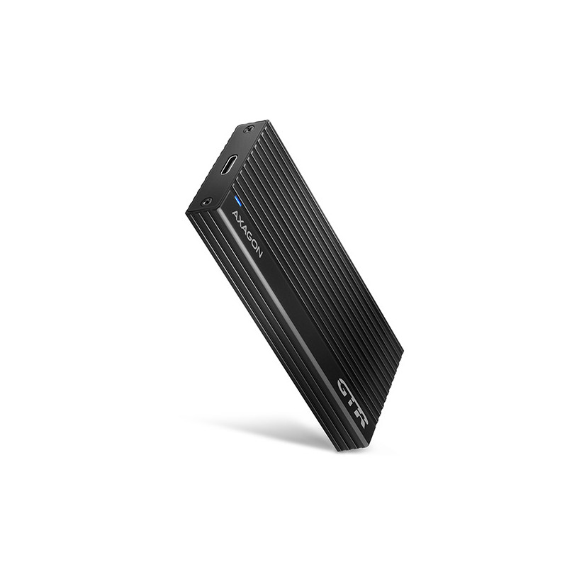 AXAGON EEM2-GTR, USB-C 3.2 Gen 2 - M.2 NVMe SSD kovový THIN RIB box
