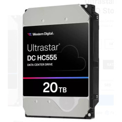 WD Ultrastar DC HC555/20TB/HDD/3.5''/SATA/M.2 SATA/7200 RPM/Strieborná/5R
