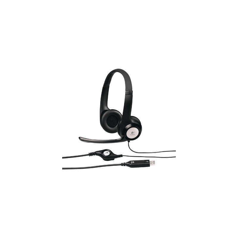 Logitech H390/Stereo/USB/Drôt/Čierna