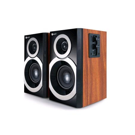 C-TECH SPK-310WD/Stereo/20W/Hnedá