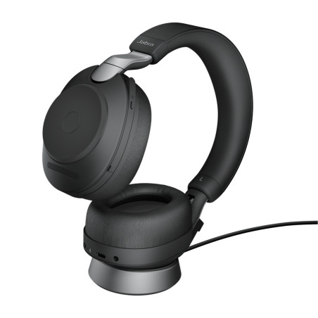 Jabra Evolve2 85/Stereo/ANC/BT/Bezdrať/Stand/Čierna