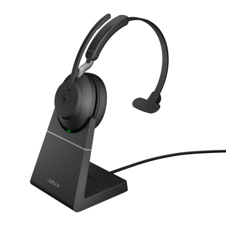 Jabra Evolve2 65/Mono/BT/Bezdrať/Stand/Čierna