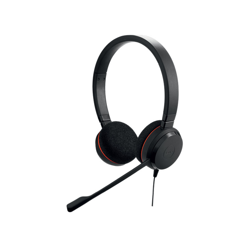 Jabra Evolve 20/Stereo/USB-C/Drôt/MS/Čierna