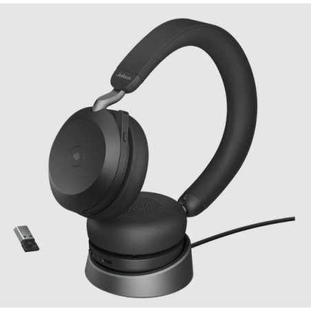 Jabra Evolve2 75/Stereo/ANC/USB/BT/Stand/Čierna