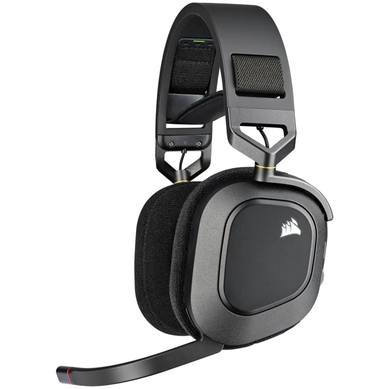 Corsair HS80 RGB Wireless/USB/USB/Bezdrôt/Čierna