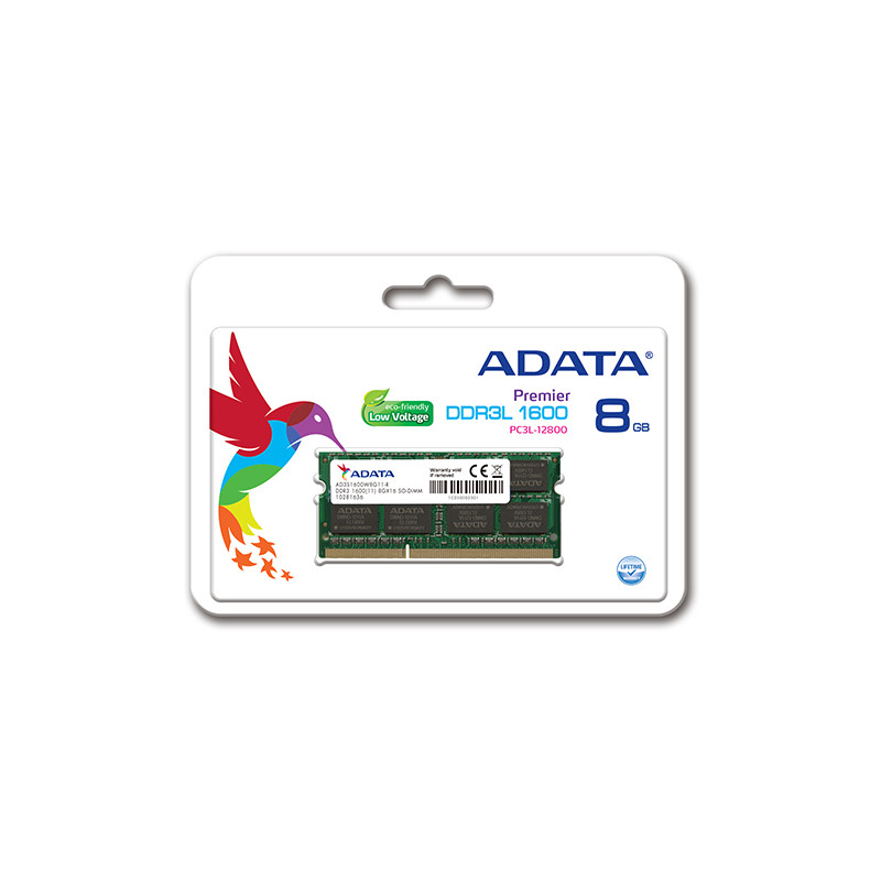 Adata/SO-DIMM DDR3L/8GB/1600MHz/CL11/1x8GB