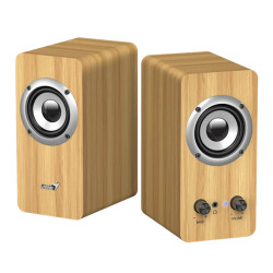 GENIUS SP-HF400 reproduktory, svetlé drevo