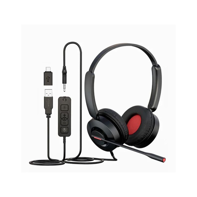 WELL Mairdi MRD-816 Dual - USB-A, USB-C, 3,5 mm