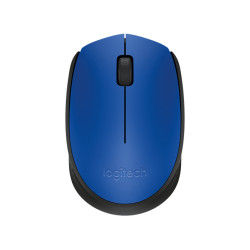 Logitech M171/Kancelárska/Optická/1 000 DPI/Bezdrôtová USB/Čierna-modrá
