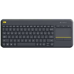 Logitech K400 plus/Bezdrôtová USB/US layout/Čierna