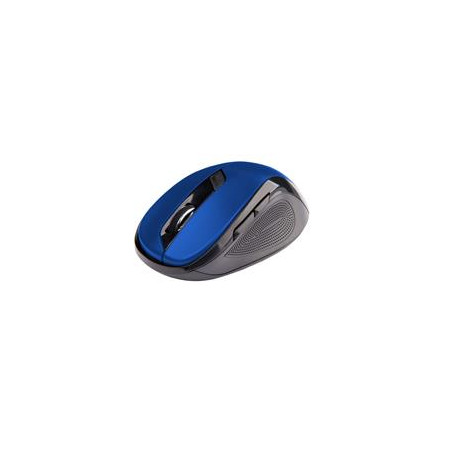 C-TECH Myš WLM-02/Ergonomická/Optická/Pre pravákov/1 600 DPI/Bezdrôtová USB/Čierna-modrá
