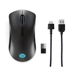 Lenovo Legion M600/Herná/Optická/6 000 DPI/Drôtová+bezdrôtová/Čierna