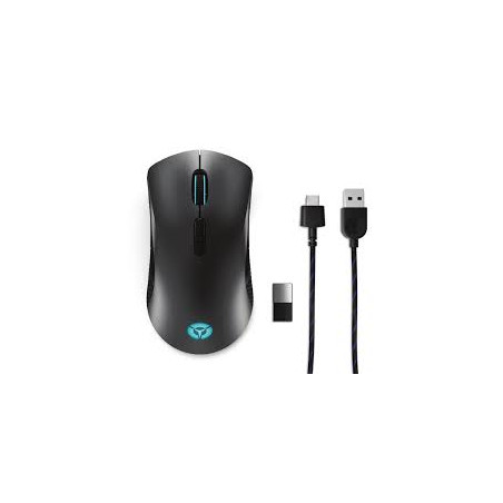 Lenovo Legion M600/Herná/Optická/6 000 DPI/Drôtová+bezdrôtová/Čierna