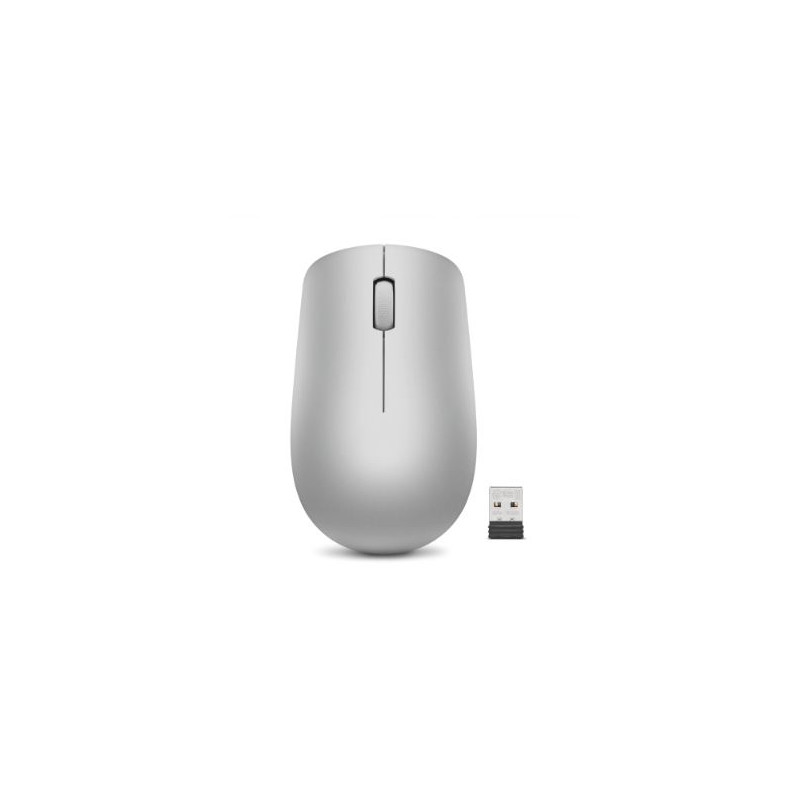 Lenovo 530/Kancelárska/Optická/1 200 DPI/Bezdrôtová USB/Šedá