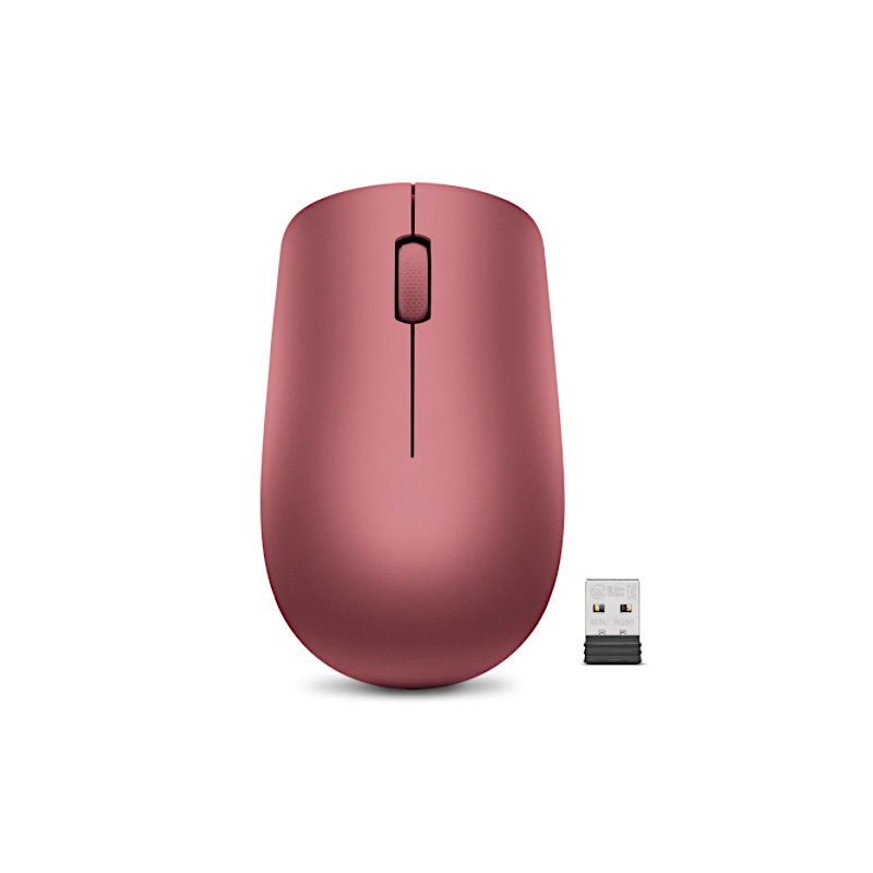 Lenovo 530/Kancelárska/Optická/1 200 DPI/Bezdrôtová USB/Červená