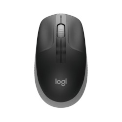 Logitech M190/Kancelárska/Optická/1 000 DPI/Bezdrôtová USB/Šedá